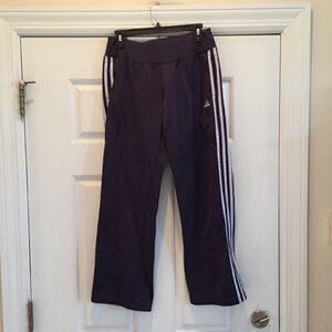 Adidas Pants Size Medium Navy and White